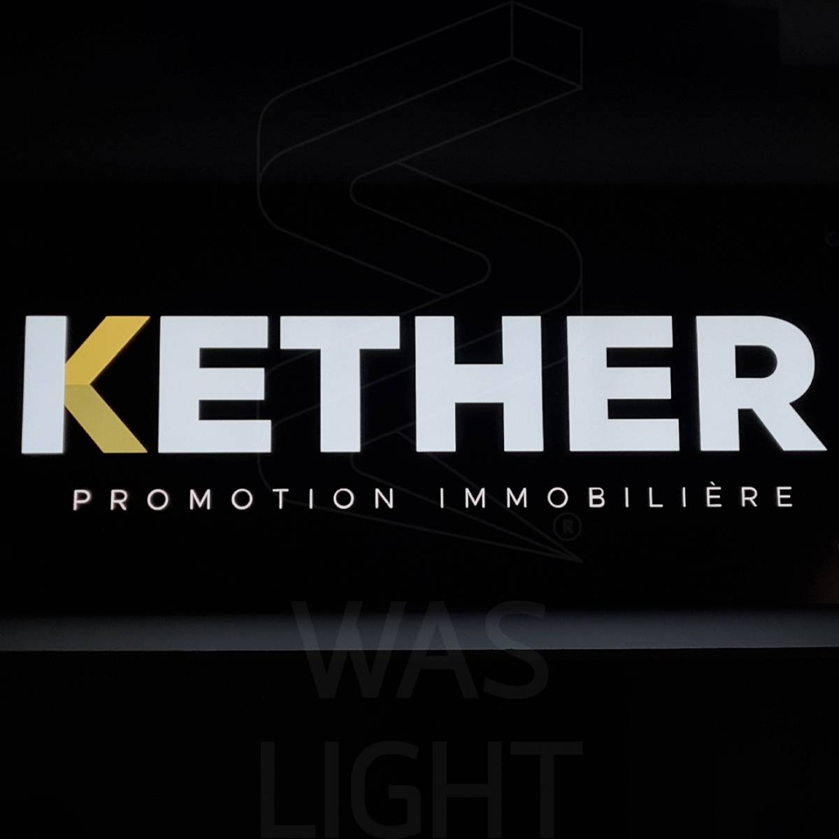 Panneau lumineux mâture de grue Kether - WAS LIGHT