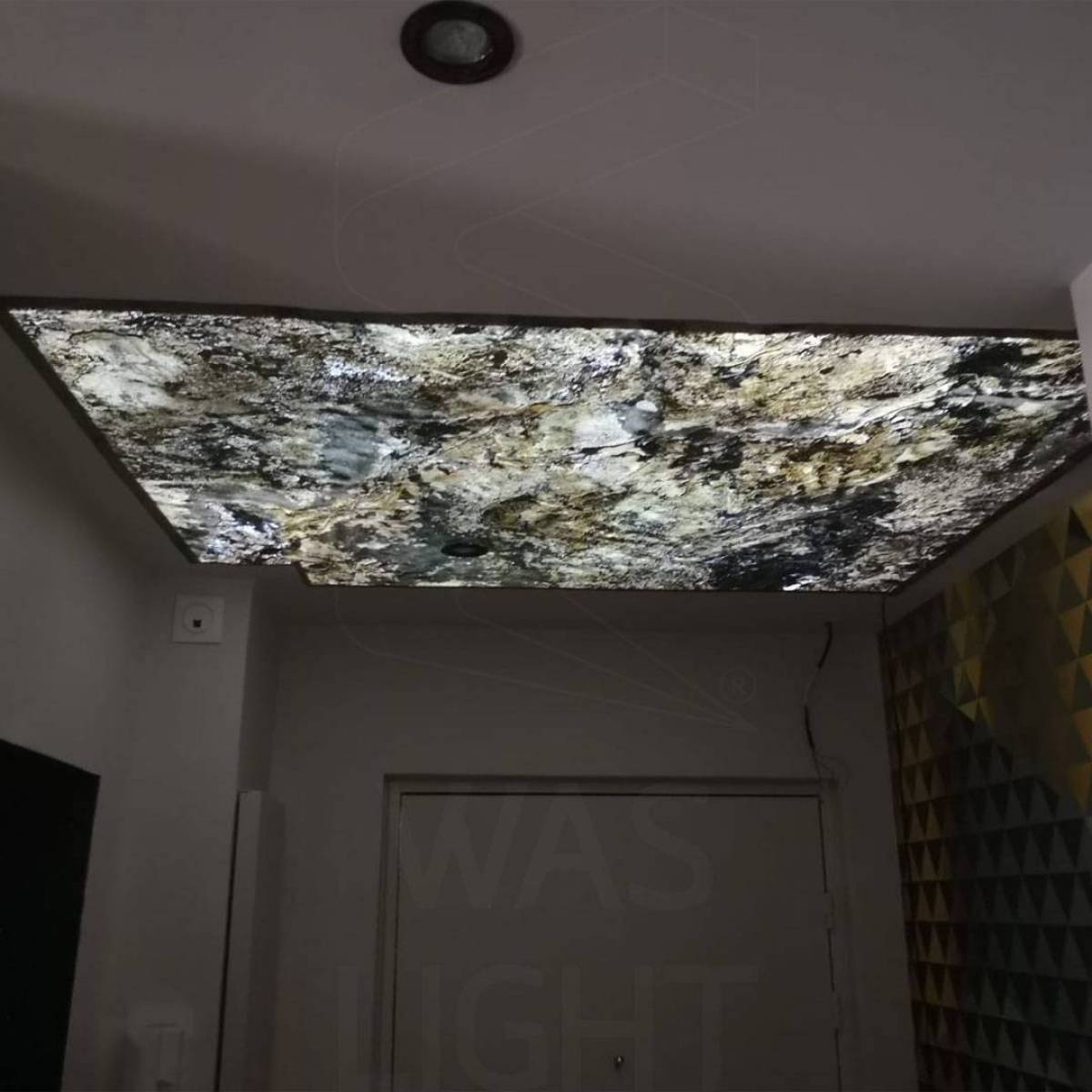 Plafond électroluminescent en feuille de pierre WAS LIGHT